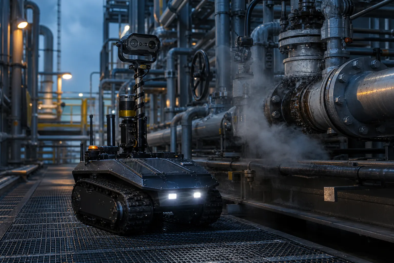 Gas reconnaissance robot